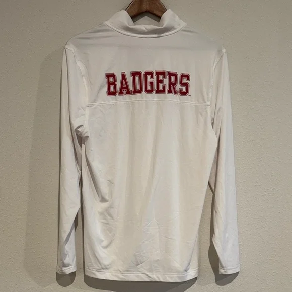 Under Armour White Long Sleeve Shirt-BADGERS - Picture 7 of 7